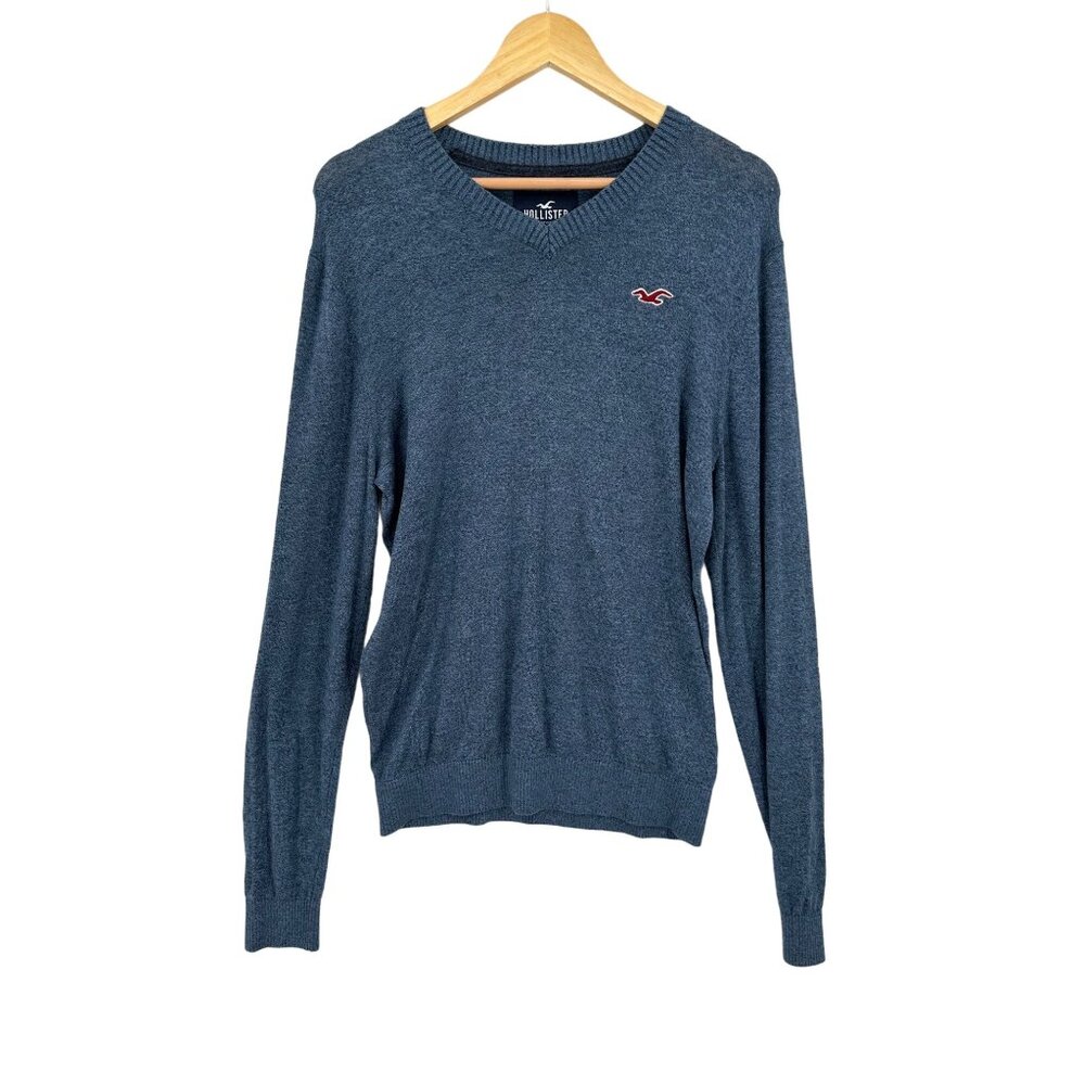 Hollister Pullover‎ Sweater Mens Size M Relaxed Casual Business Classic Preppy